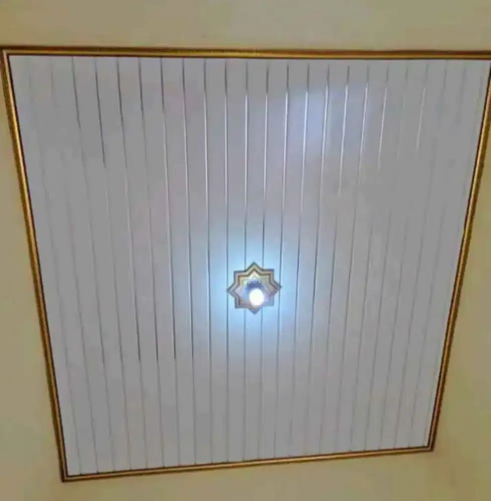 Matrial plapon pvc murah terpasang