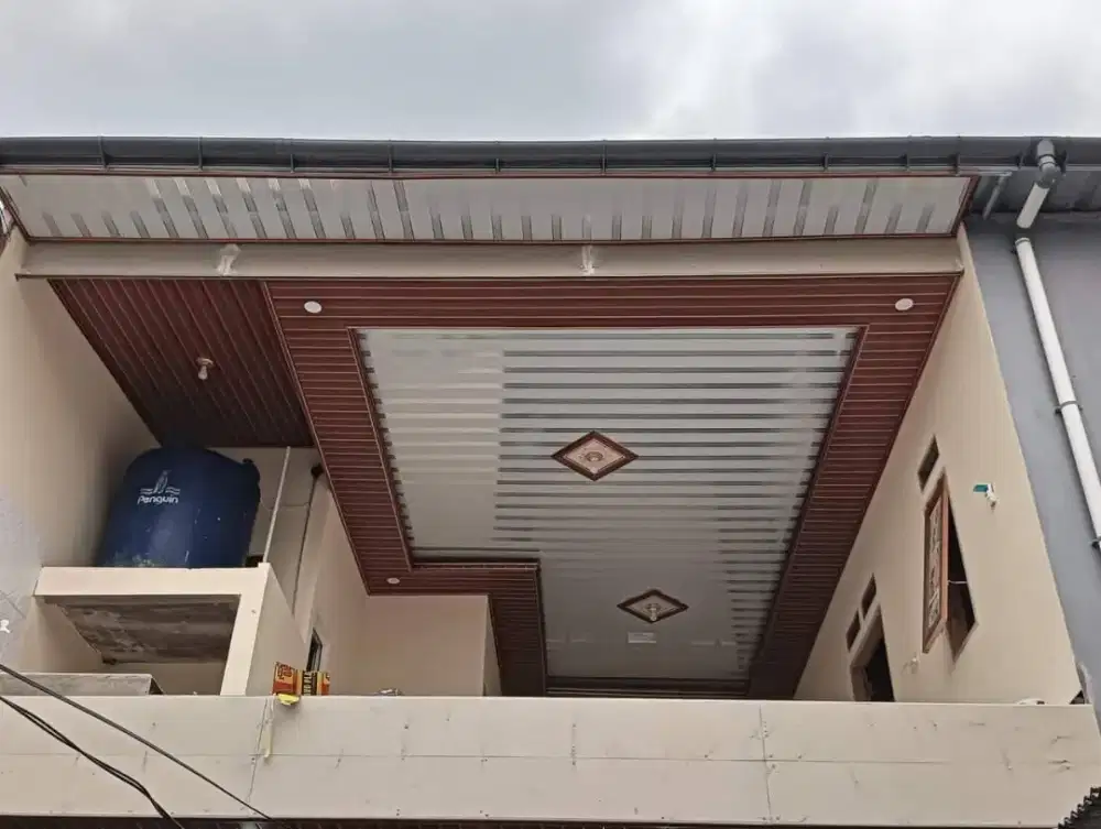 Matrial plapon pvc murah terpasang
