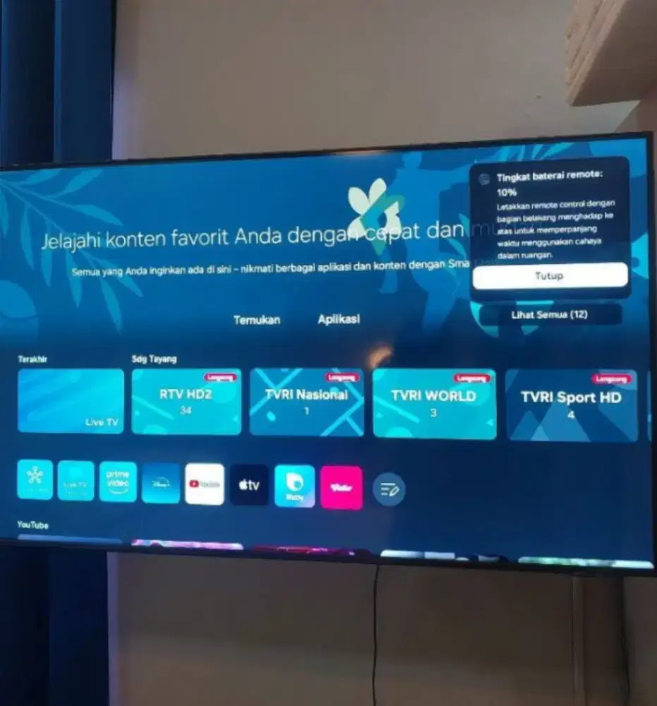 Smart tv Samsung 50 Cristal UHD 4k