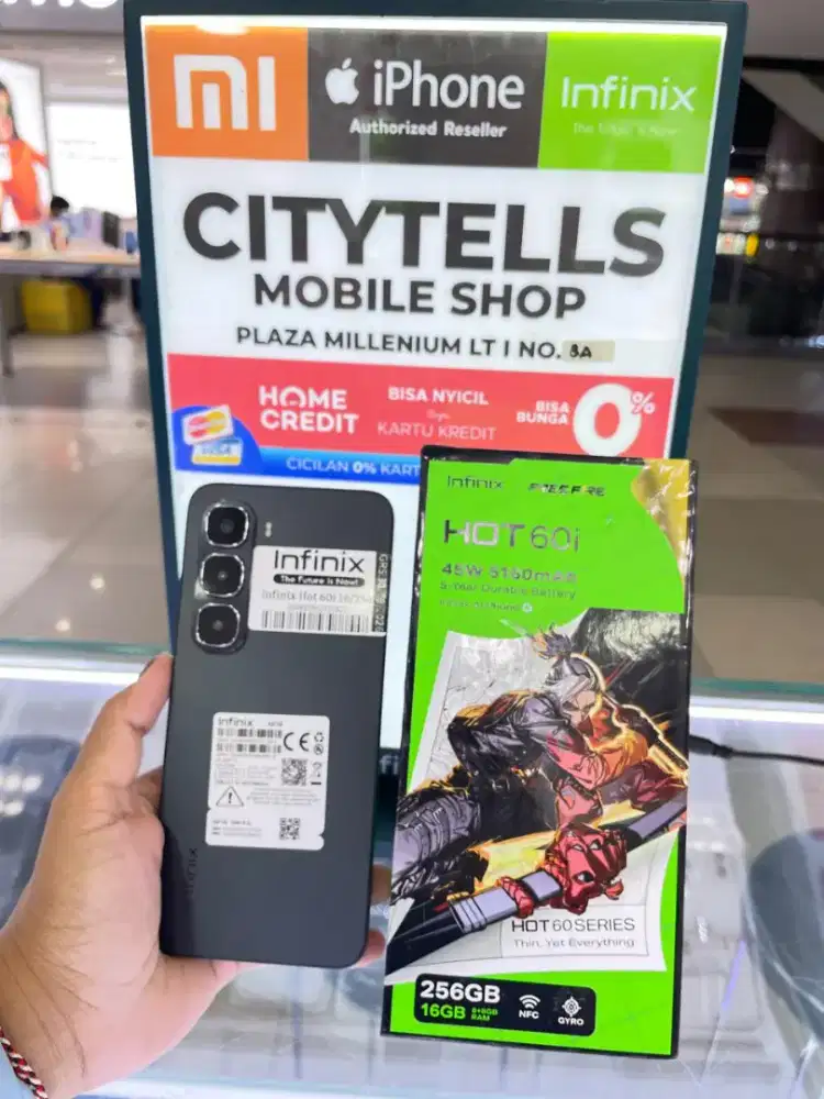 Infinix Hot 60i 16/256 Garansi 10 bulan