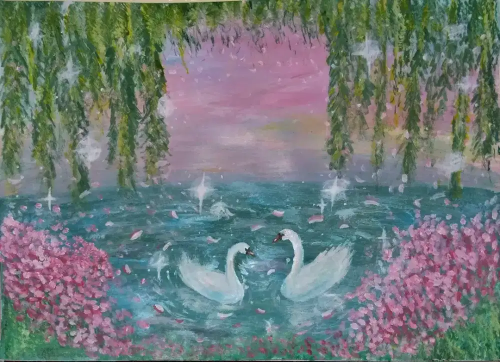 Dreamy Swan Lake