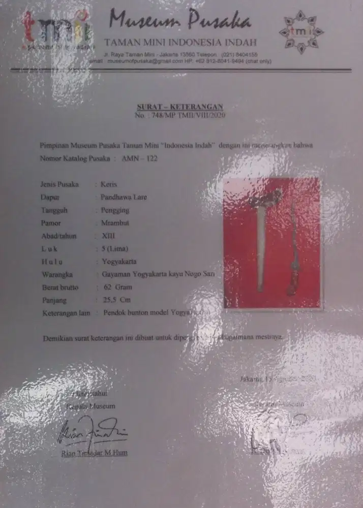 Keris Pandawa Lare Asli Dan Tua Era Kerajaan Pengging Kuno