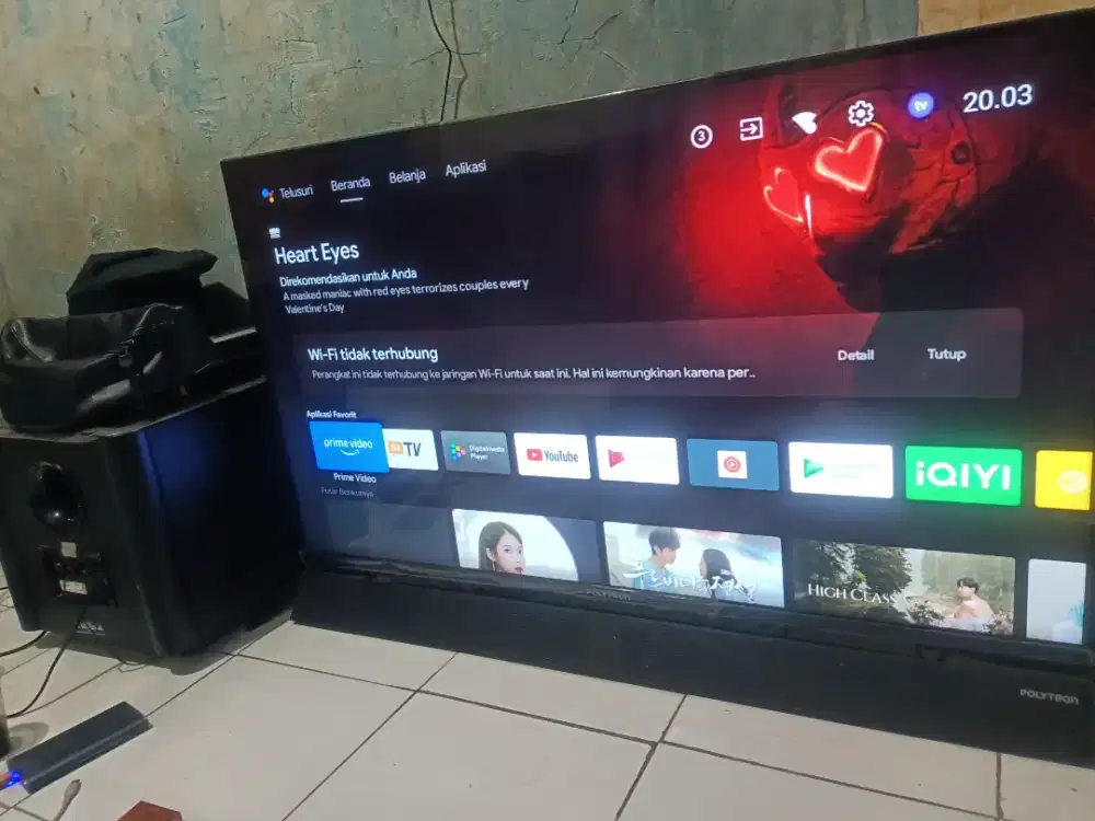 Tv Android Polytron 43 inch fullset