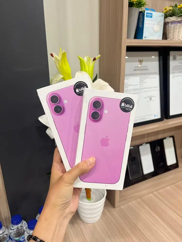 IPHONE 16 128 PINK NEW RESMI GDN/DIGIMAP/TAM