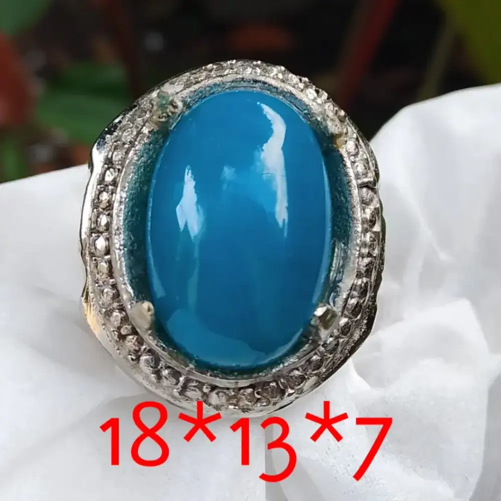 Natural bacan Doko kristal dim 18*13*7 ring alfaka Net Harga