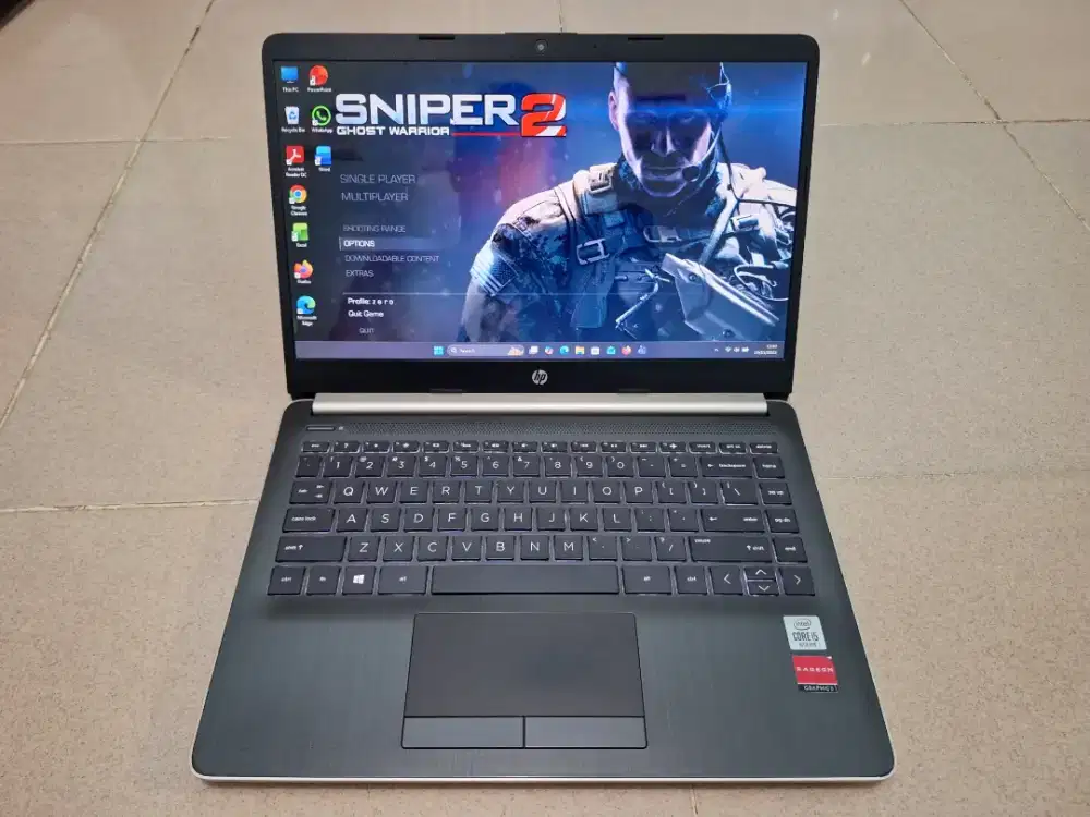 Bismillah dijual laptop hp14 slim core i5 ram 8gb ssd 512gb nvme