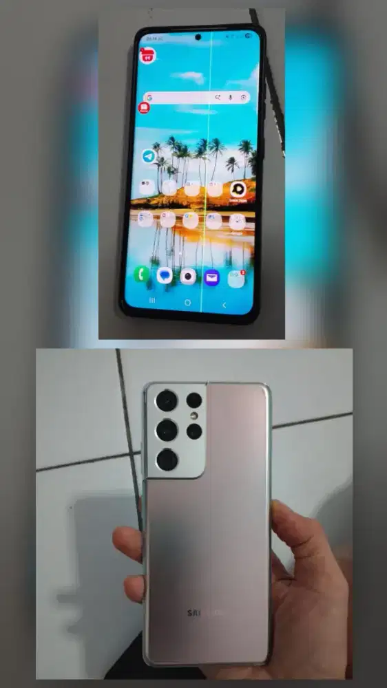 Hp samsung S 21 Ultra ram 12 gb memory 256 Gb