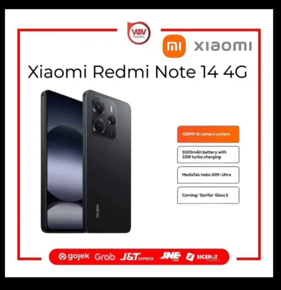 Xiaomi Redmi NOTE 14 8/128GB NEW