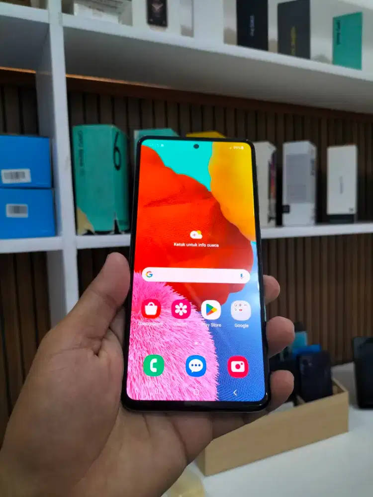 Samsung Galaxy A51 4G Blue 6/128 | NFC | Unit Only Ori Resmi