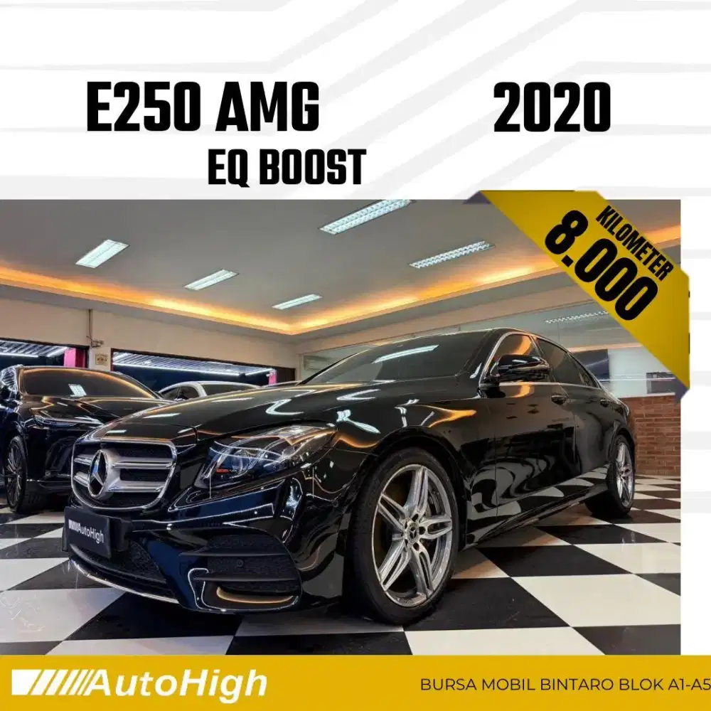DP10% [Km8.000] E350 AMG 2020 Black Reg 2019 #AUTOHIGH