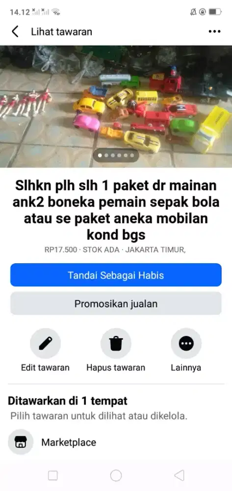 Slhkn lh slh 1 paket dr mainan ank2 kond spt baru se g ada cpt