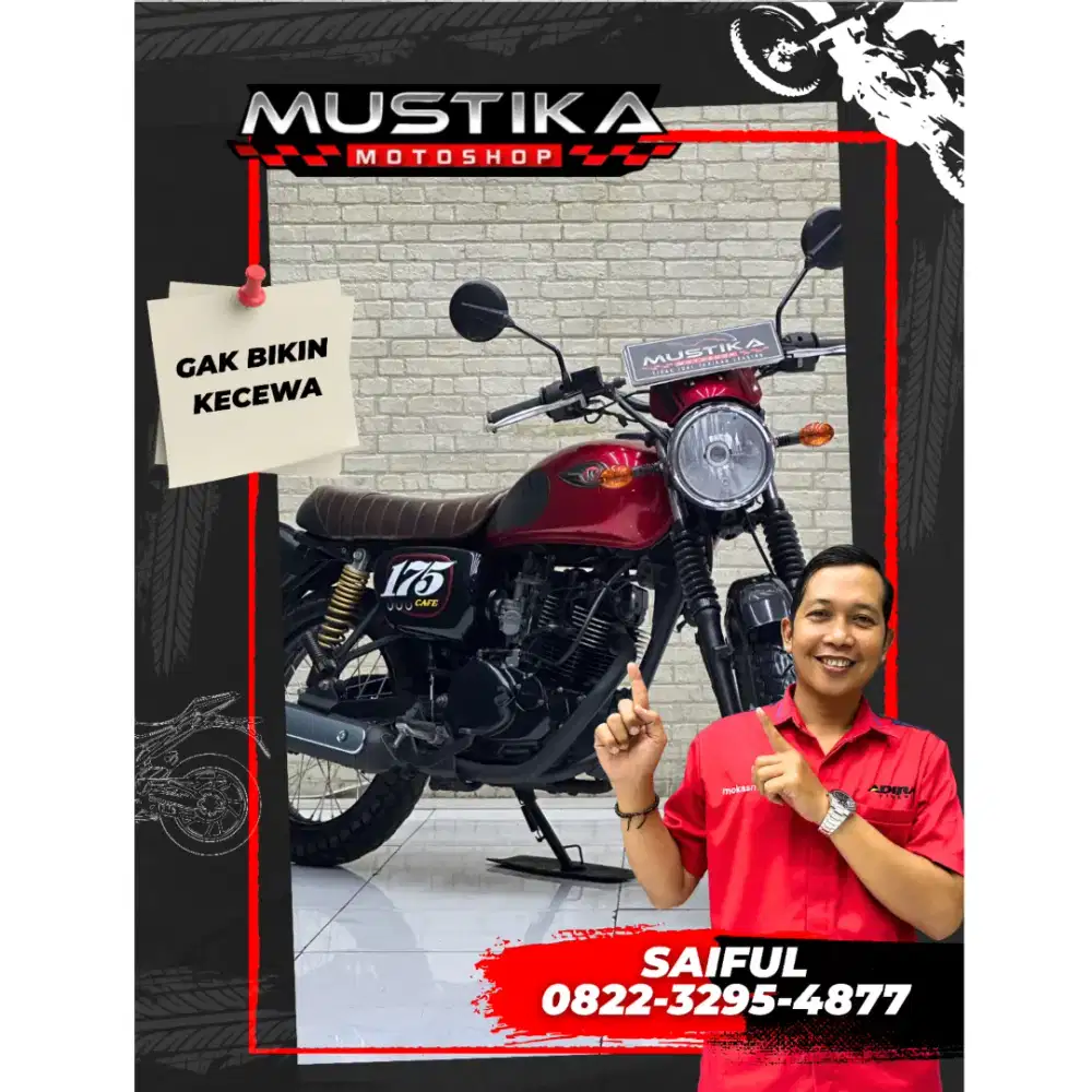 Perfect Condition!!Kawasaki W175 Cafe Racer Pmk 2020  Mulus-Mustika