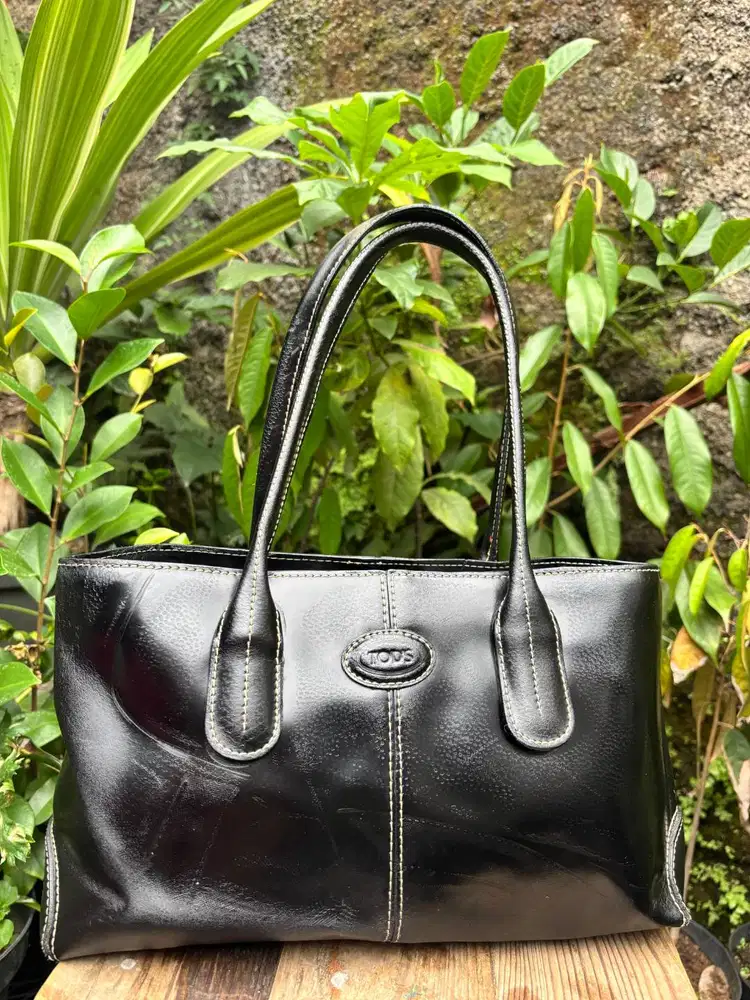 Tod's Holly leather handbag | Tods Long Shoulder |Tods Vintage Totebag