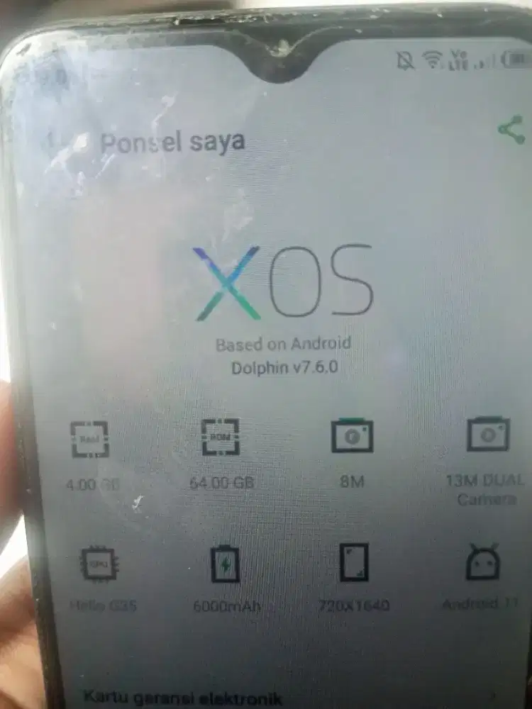 Infinix hot 11 play Ram 4/64