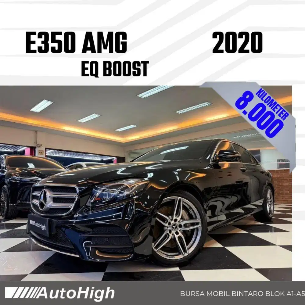 DP10% [Km8.000] E350 AMG 2020 Black Reg 2019 #AUTOHIGH