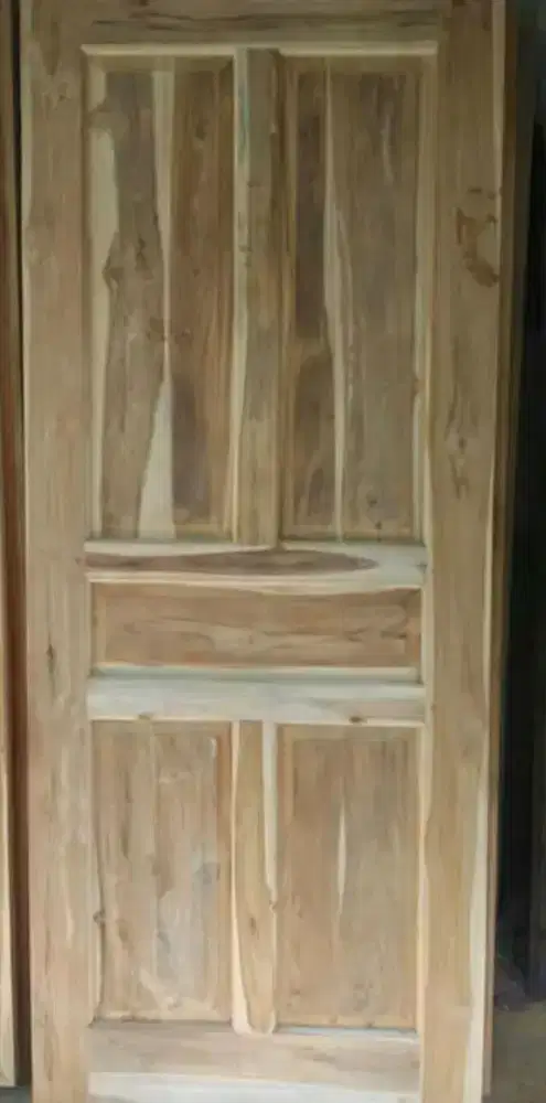 Jual daun pintu bahan kayu mahoni dan jati