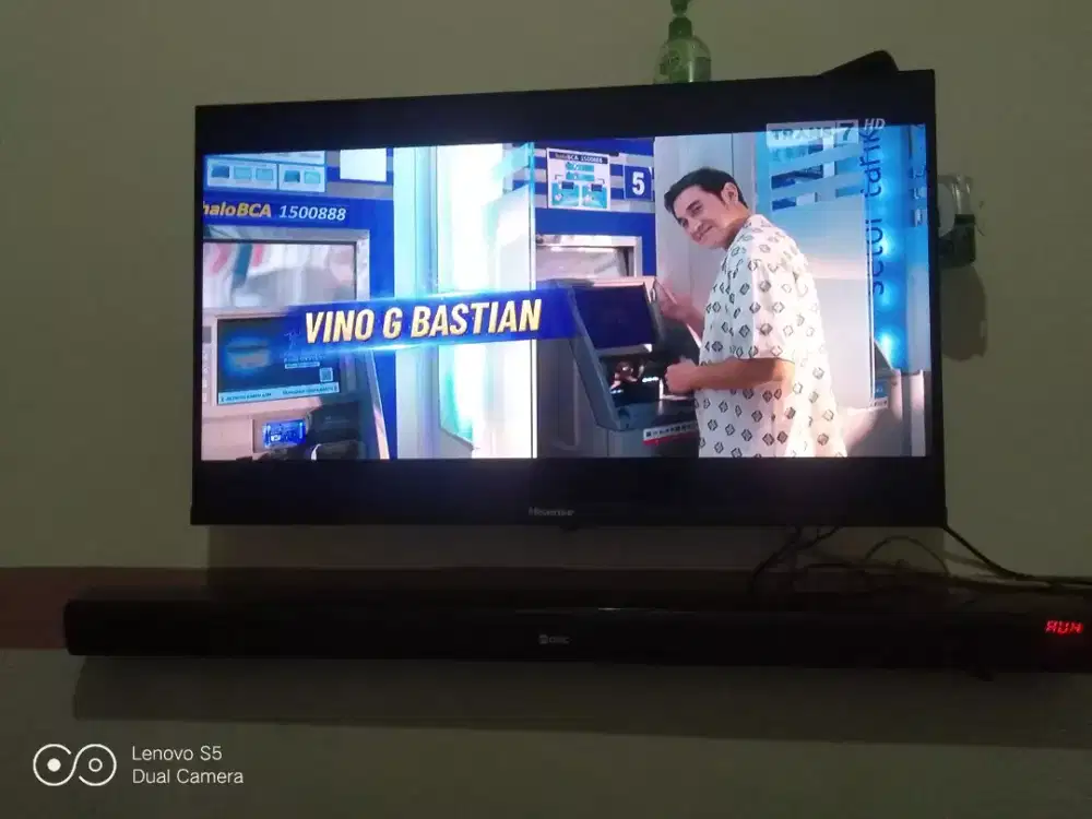 tv hisense A3 series 32 + speaker GMC