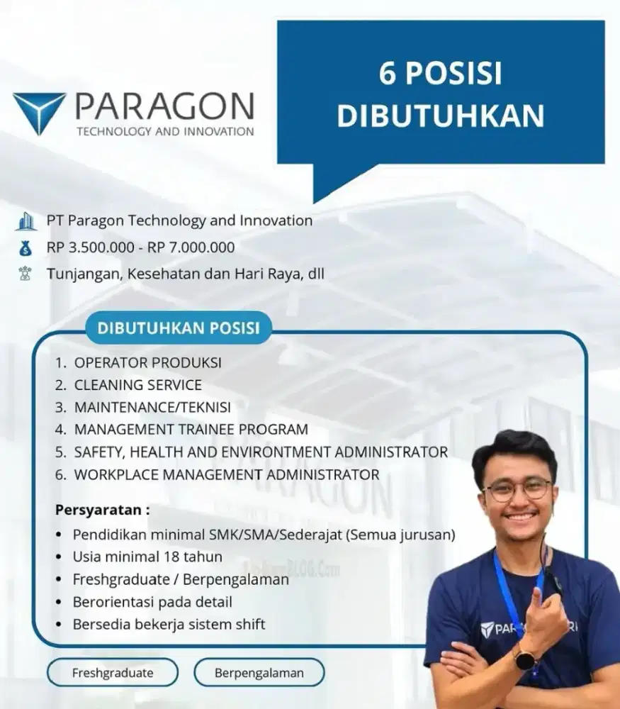 Loker paragon terkini