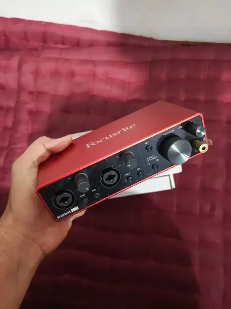 SOUNDCARD FOCUSRITE SCARLETT 2i2 Gen 3rd