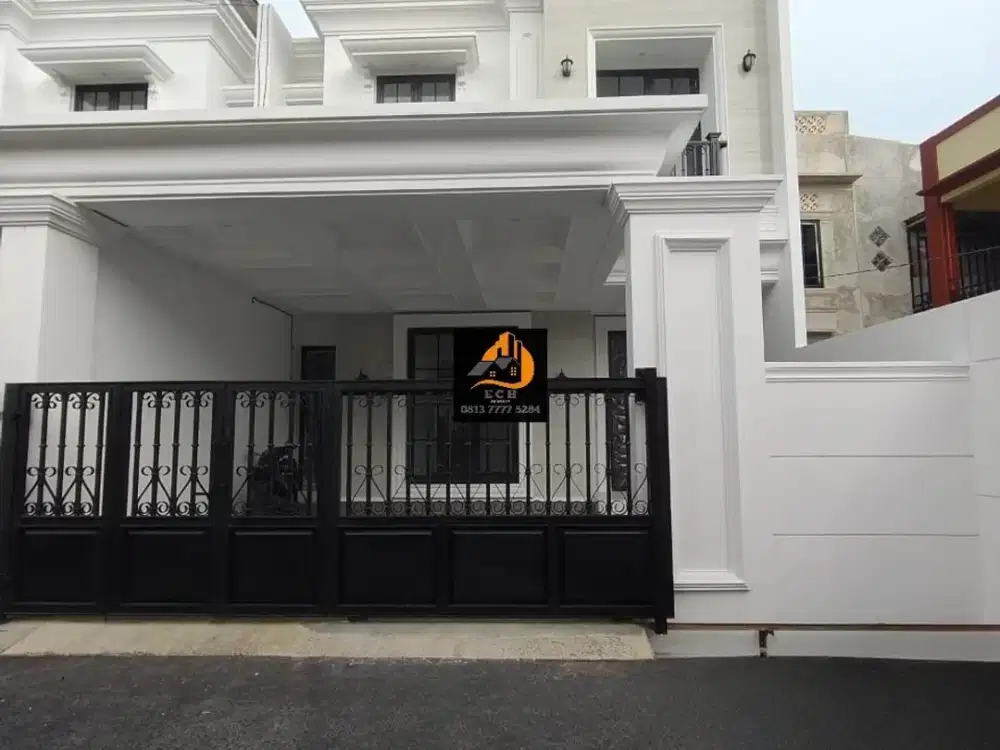 T89.RUMAH BARU MODERN CLASSIC CIRACAS FULL BATA MERAH JAKARTA TIMUR.