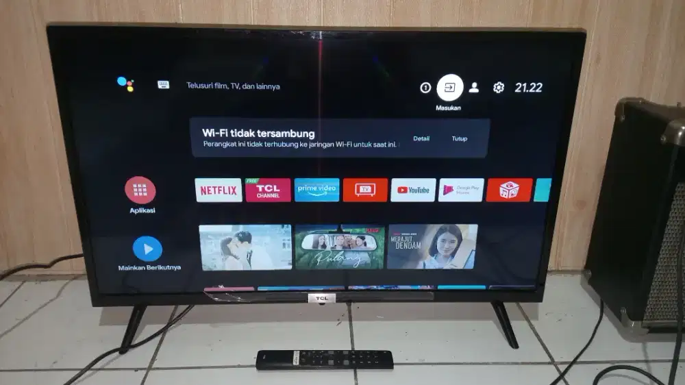 Tv LED tcl android digital 32inchi mulus