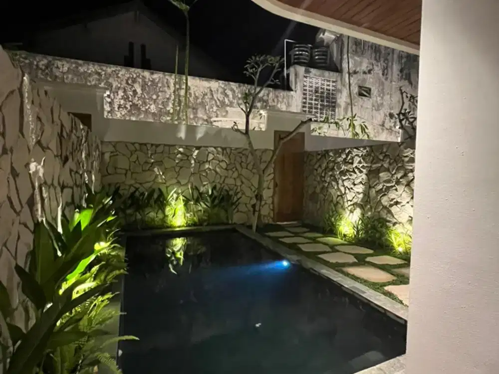 Ruang Hangat & Natural untuk Keluarga di Jogja, Dalam Konsep Ruang Terbuka dan Material Alam