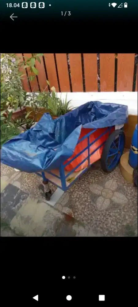 Dijual gerobak murah 800rban