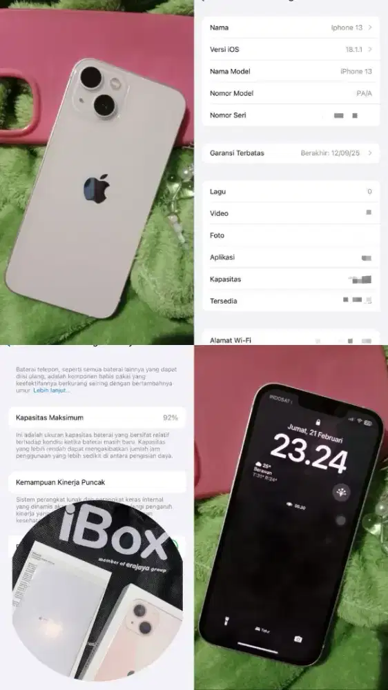 Iphone 13 pink IBOX