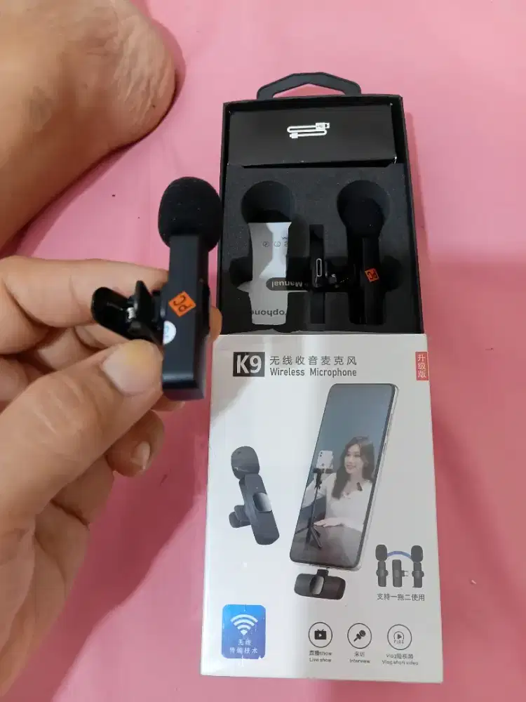 wireless microphone K9 untuk live edisi dak dipakek karna dak jualan