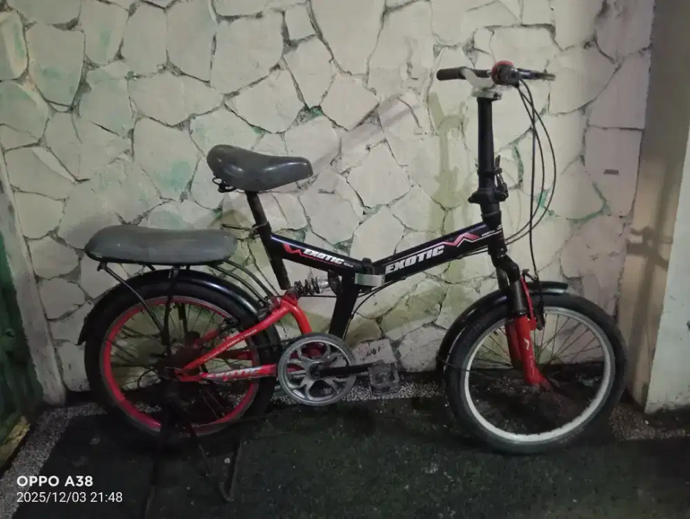 Jual butuh sepeda lipat exotic UK 20 gigi 6 speed butuh di STEL