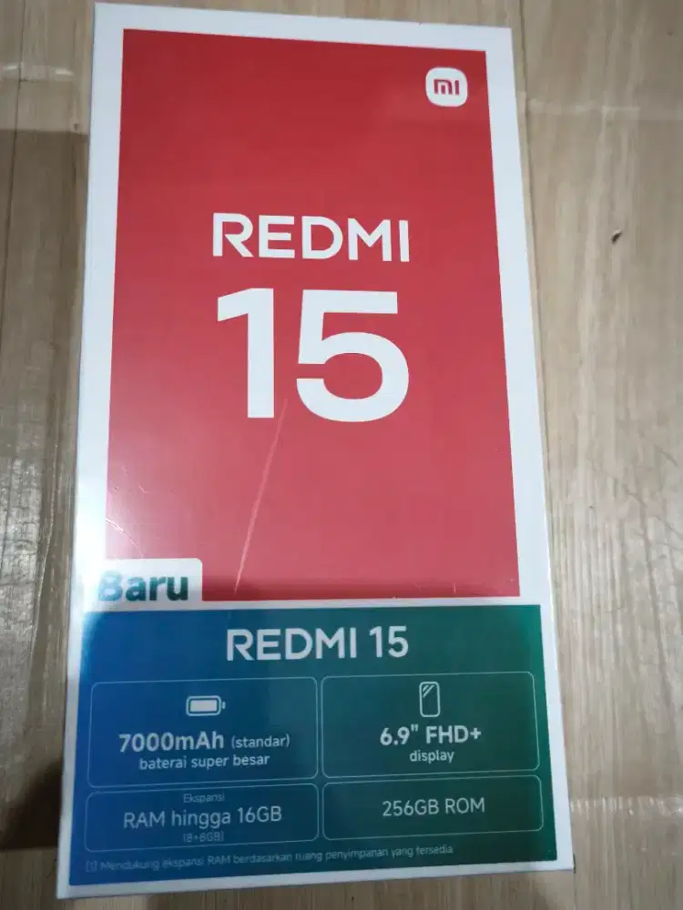 BNIB Redmi 15 8/256 BARU