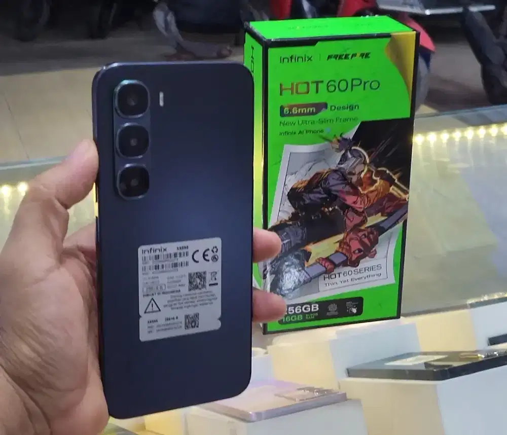 INFINIX HOT60 PRO RAM 8+8/256GB
SUPER pemakaian cuma 1 minggu