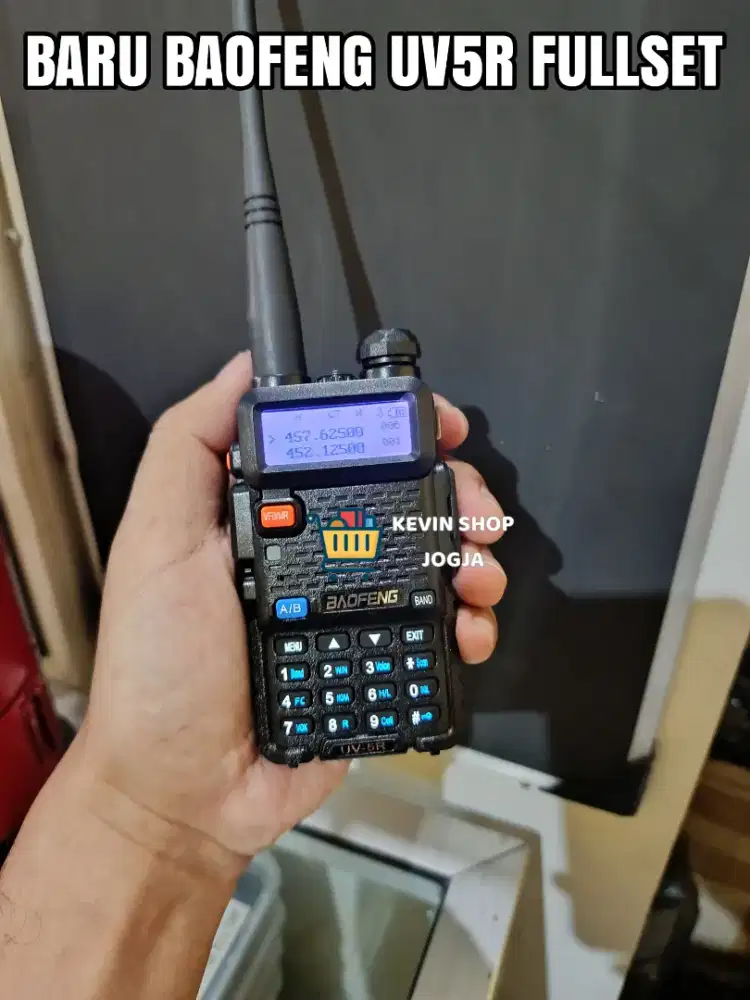 alat komunikasi sepeda HT baofeng uv5r 8watt new