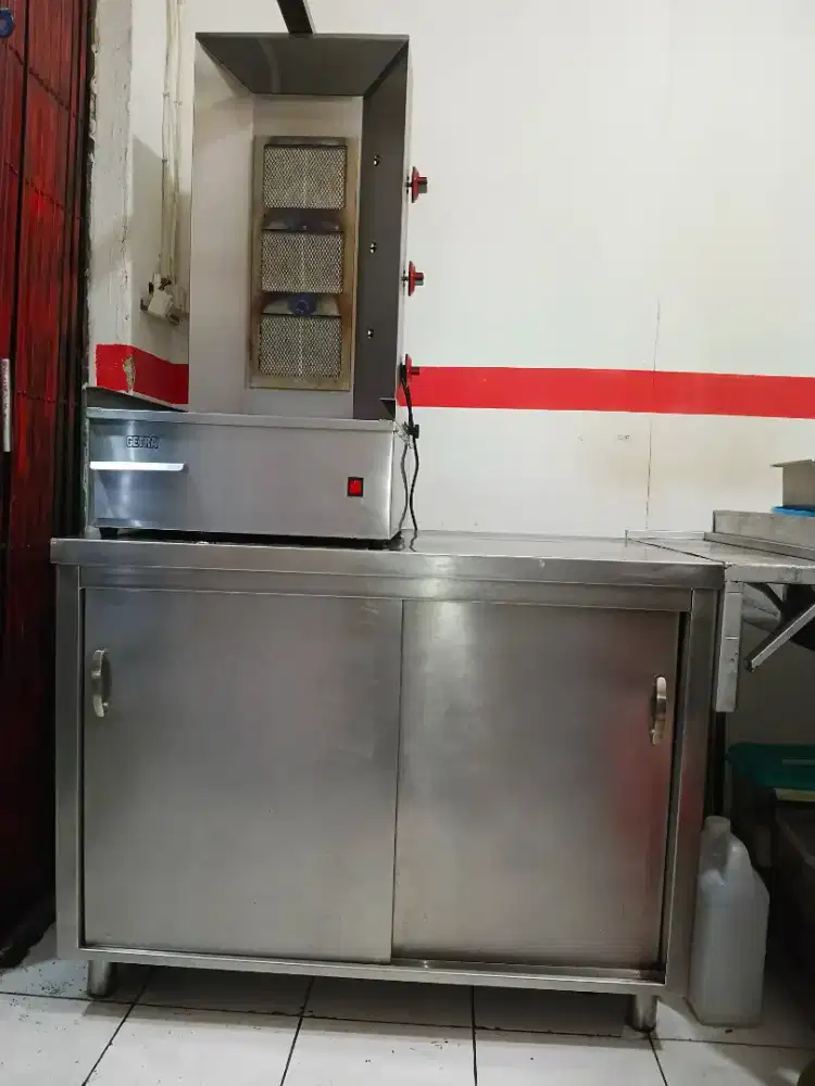 1pcs meja besi shawarma