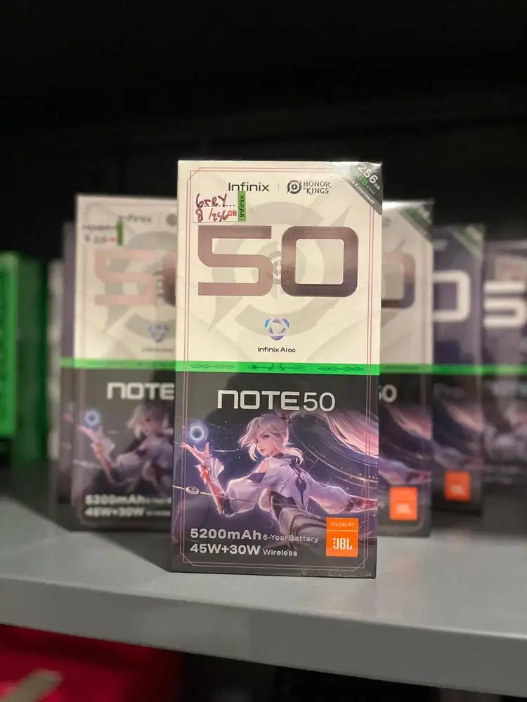 Infinix Note 50 8GB+8GB/256GB Promo Murah New Segel