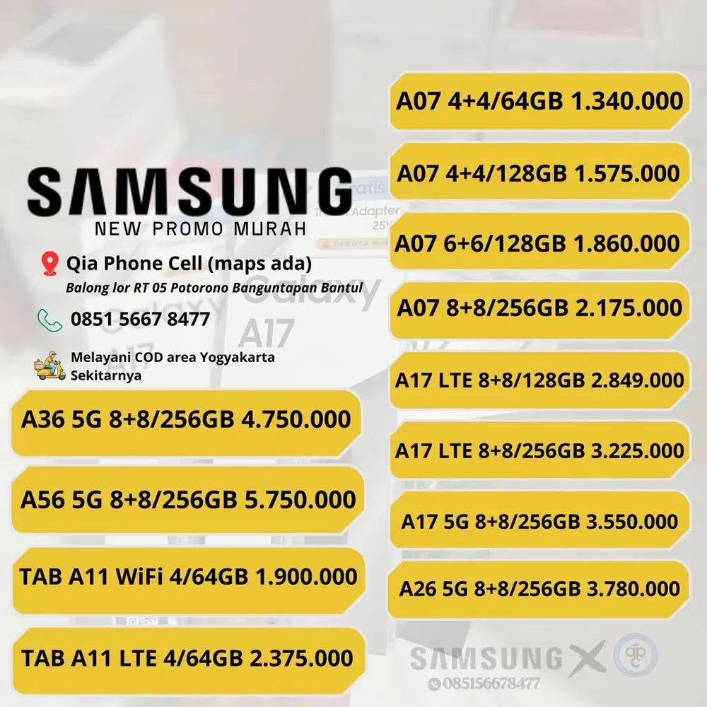 Samsung A Series Murah Bisa COD