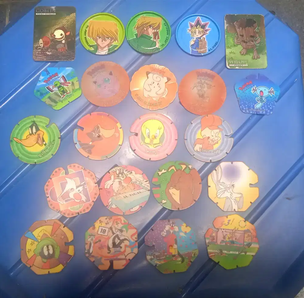 Tazos Snack Chiki Mainan Jadul Koleksi 90an Cheetos Tazoz Tajos Tajoz