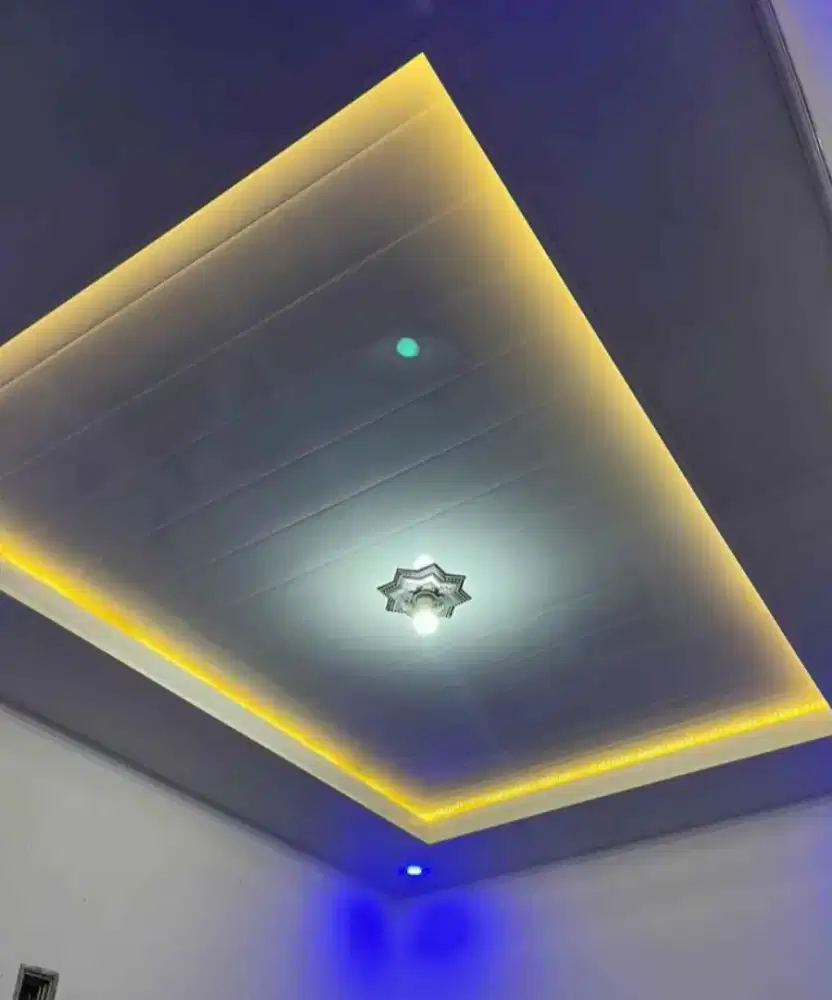 Plafon pvc, matrail Saja bisa selain pasang juga oke