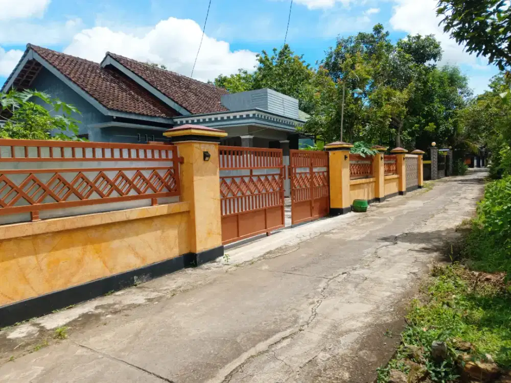 Jual cepat.Rumah kampung siap huni di wonosari kepek