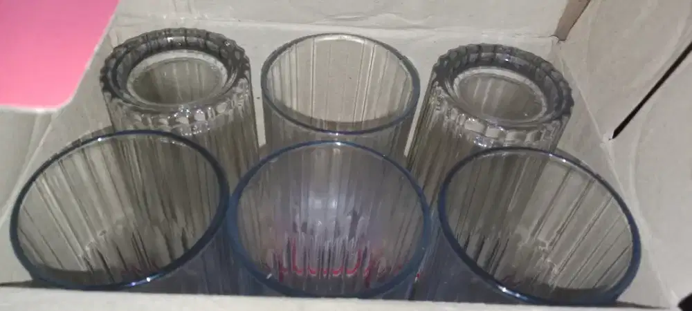 Dijual 1 Set Gelas Isi: 6 Merek Citinova