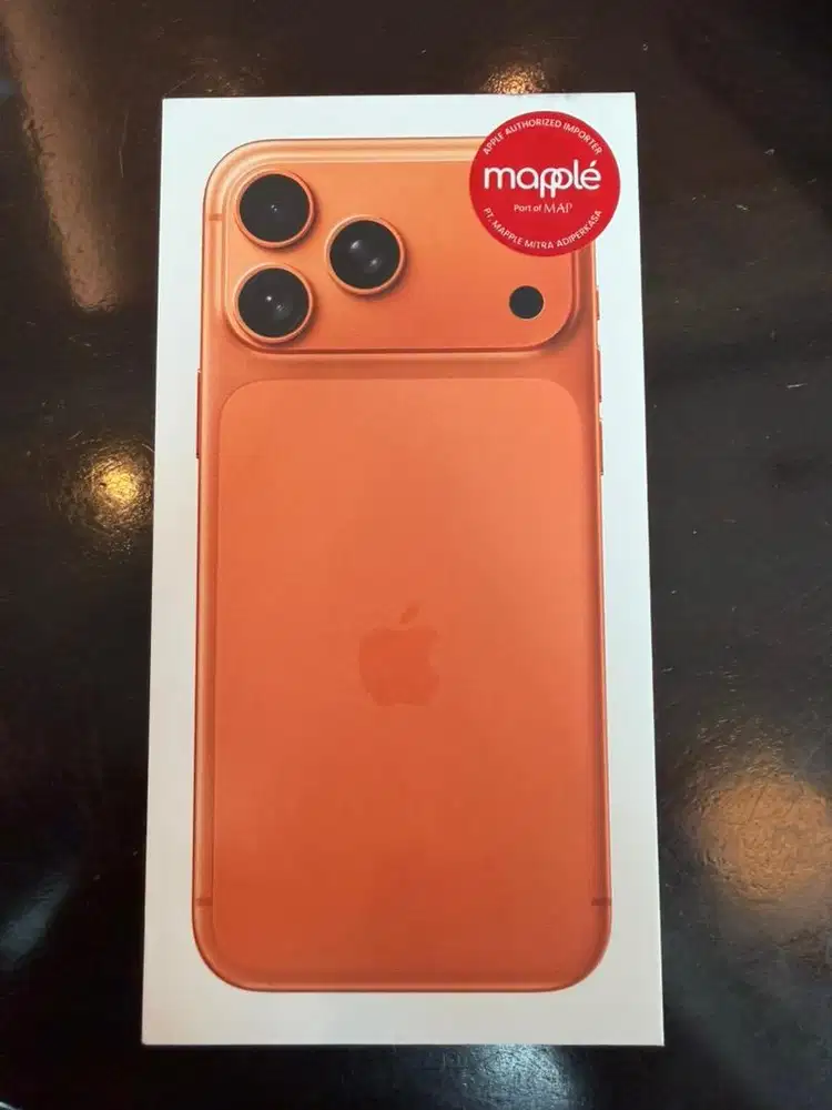 iPhone 17 Pro Max 256GB Orange Resmi Indonesia
