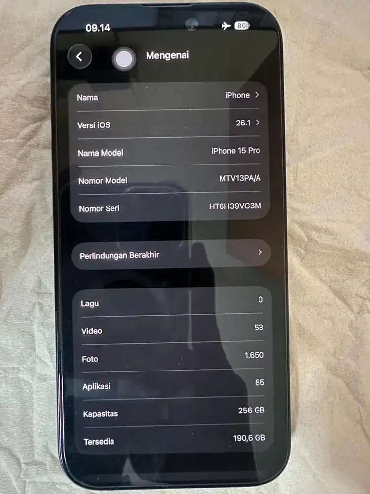 Iphone 15 pro 256 ibox