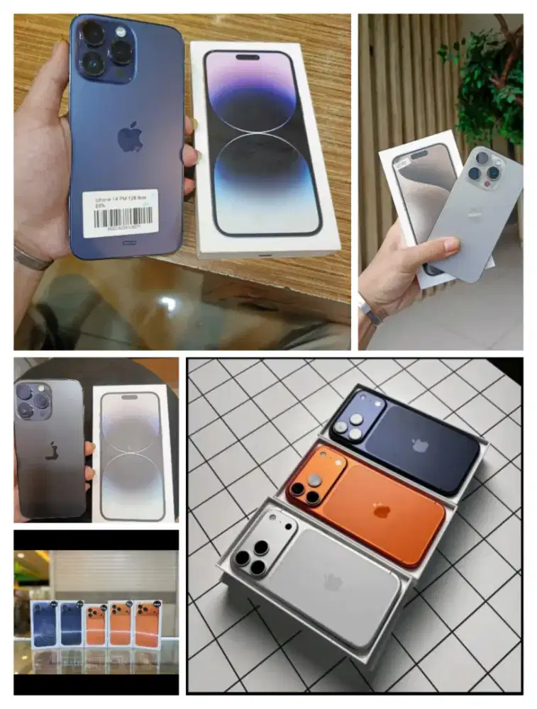 iPhone bekas & baru ny ready di semua tipe dari yg inter sampe yg iBox