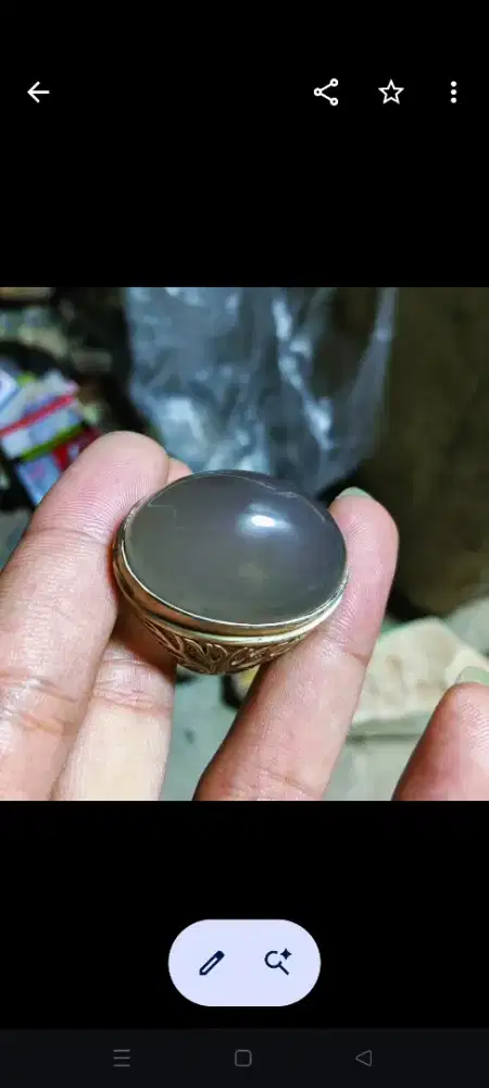 Batu cincin Cimpago biru