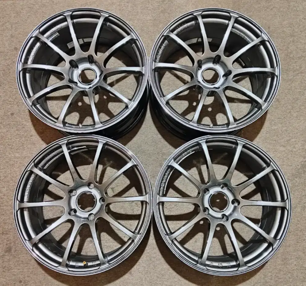 Velg ori Yokohama ADVAN RS R18 x 8.5/9.5 pcd 5x120 BMW,BYD seal dll