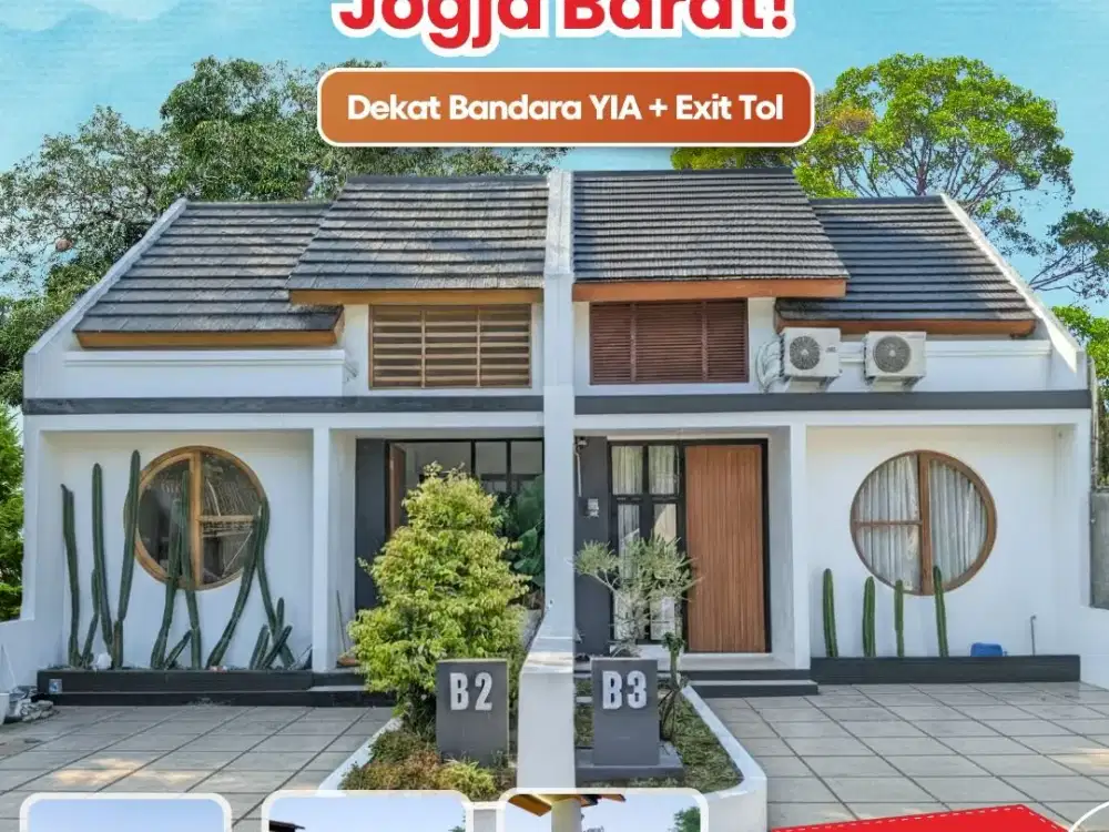 DIJUAL RUMAH JANANESE STYLE SENTOLO JOGJA BARAT LOKASI STRATEGIS