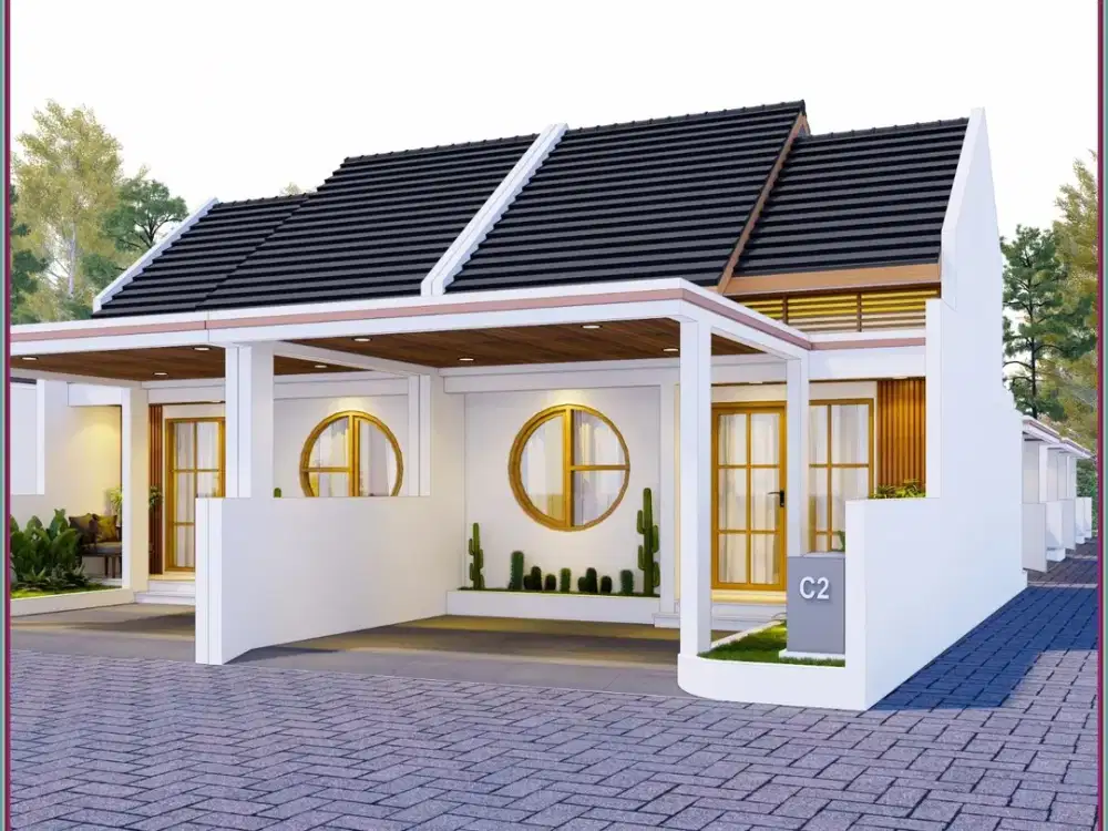 RUMAH BARU FULL FASILITAS DI JOGJA BARAT GAYA JAPANESE