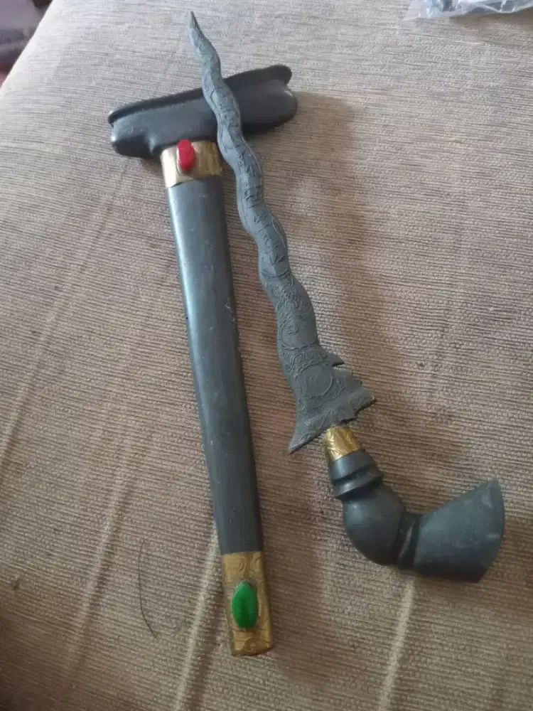 koleksi Keris Arjuna besar bekas peninggalan Mbah kuno antik