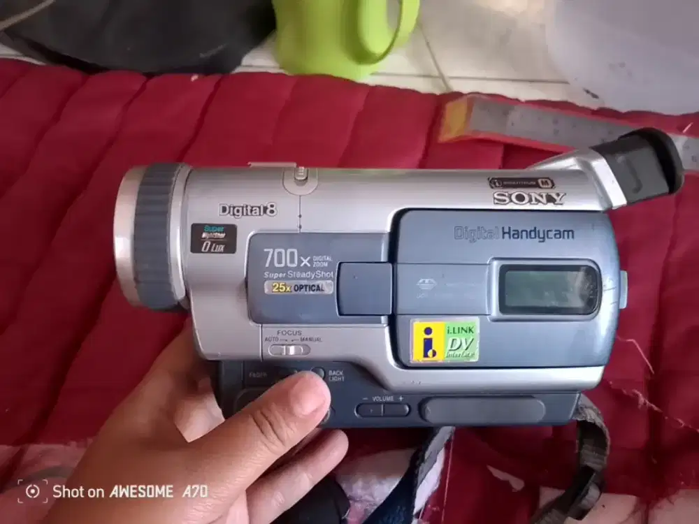 Kamera video handycam Sony tanpa tipe bekas.