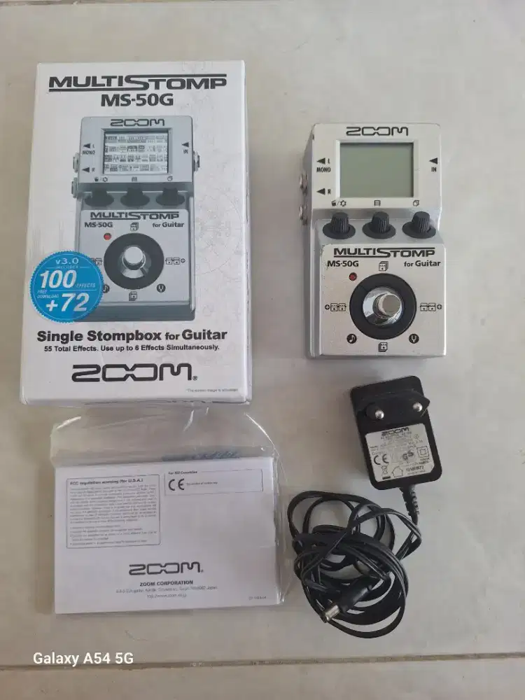 Efek gitar zoom stompbox MS-50G